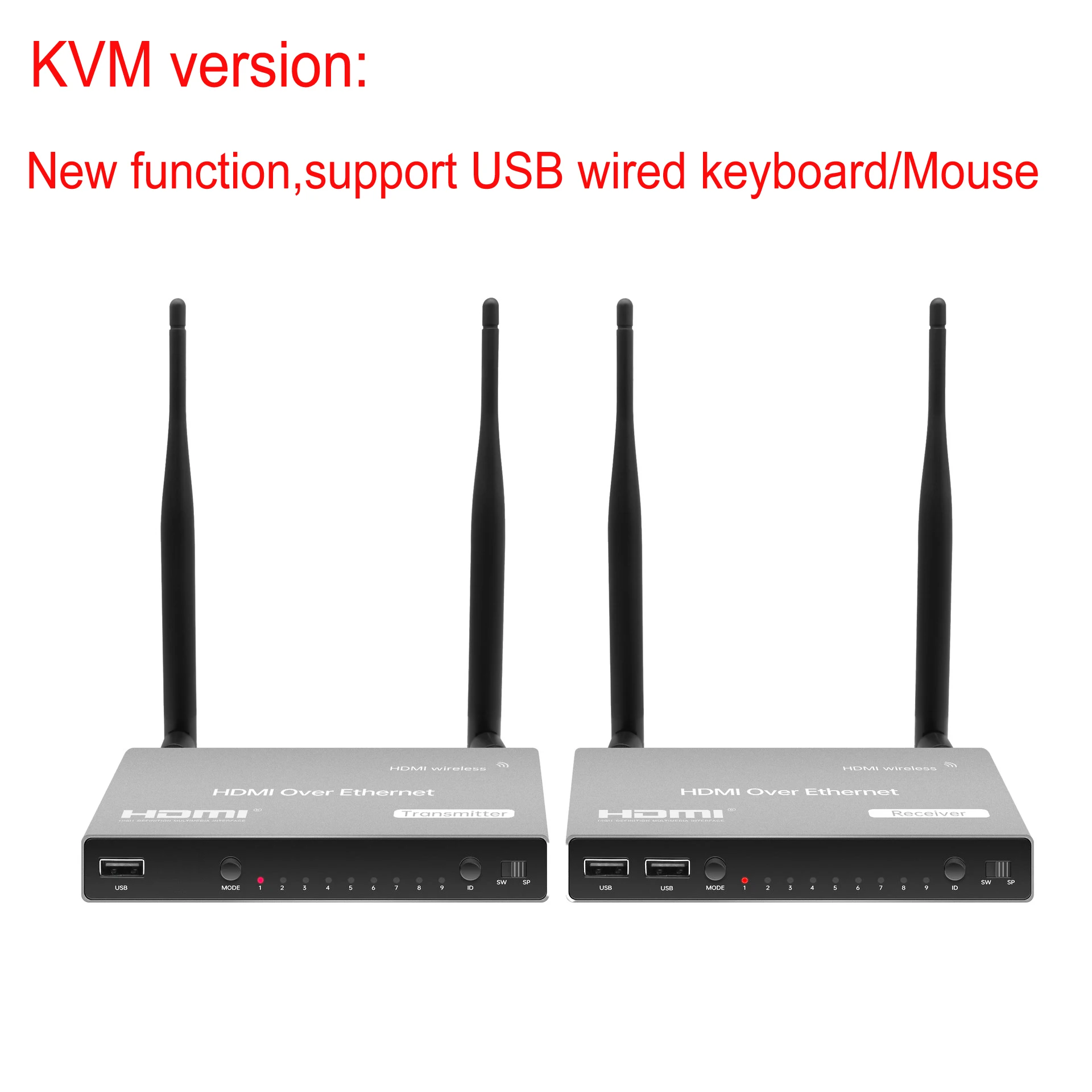 200M USB KVM  Wifi HDMI Extender  ۽ű ű PS4 ī޶ PC tv 1  4 1080P ȭ  ġ