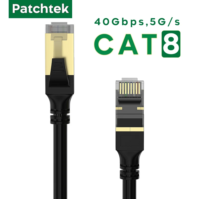 Высокоскоростной Ethernet-кабель для игр, 40 Гбит/с, 2000 МГц
