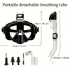 Panoramic 180° Snorkel Mask - Anti-Leak & Anti-Fog Half Face Scuba Diving Goggle for Snorkeling 3