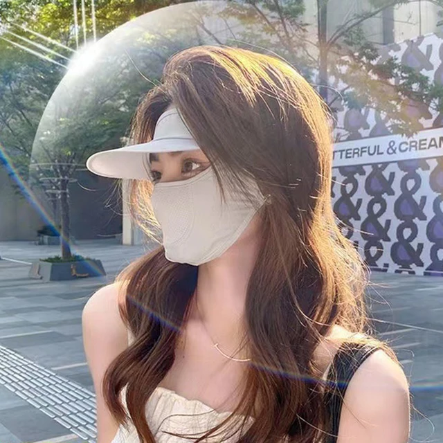 Máscara de Proteção UV Bloqueadora para Ciclismo Feminino