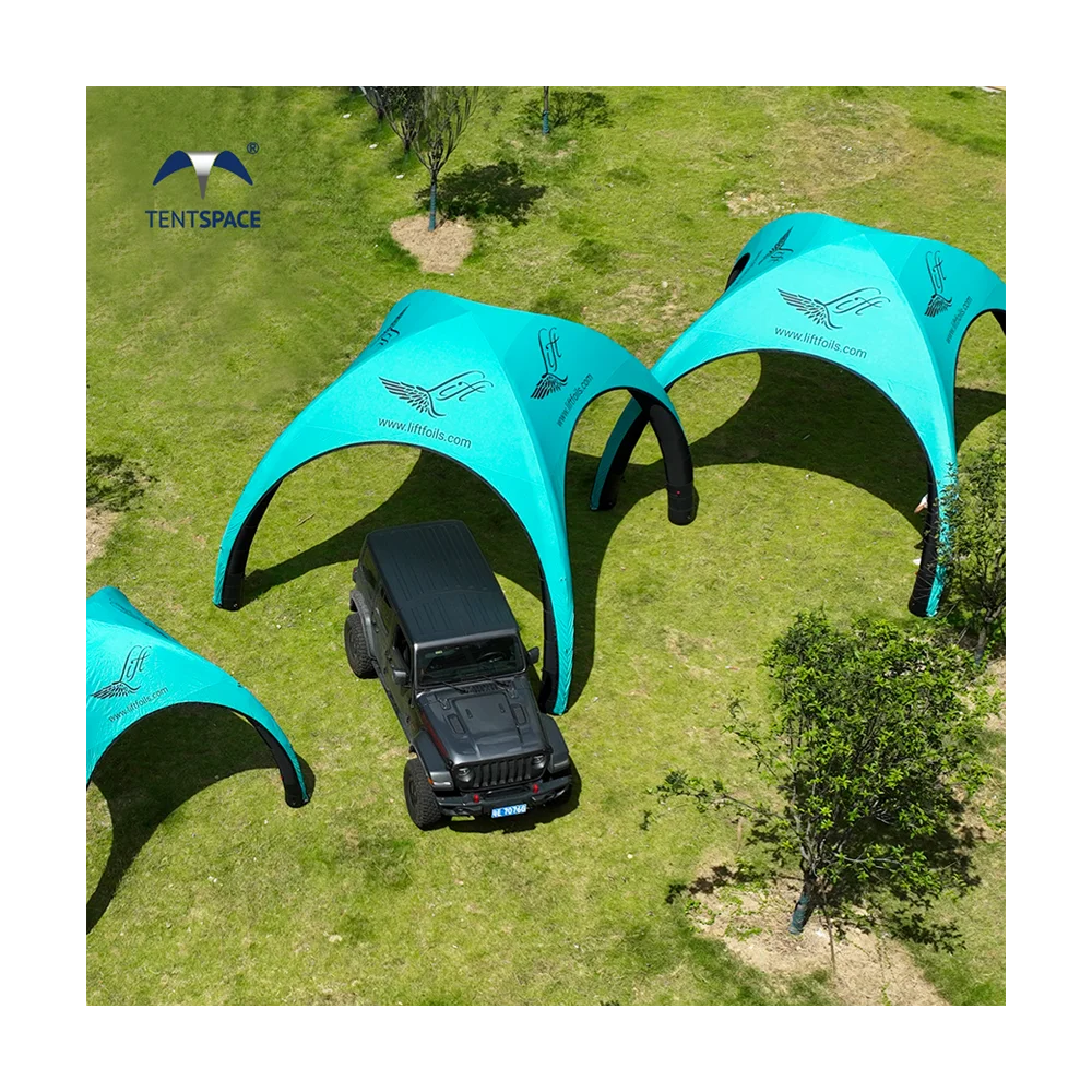 Gazebo Gonfiabile a Cupola X di Alta Qualità, Resistente ai Raggi UV e Ignifugo, Tenda Portatile per Fiere e Promozioni Auto