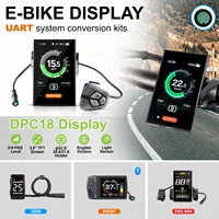 Bafang Protocole UART Instrument d'affichage couleur LCD 36V 48V 52V EKD01 P860ML 500C DZ40 DPC18 SW2-M58 VD18MT BAFANG Hub Motor H400 500W 750W Kits de vélo électrique Kits de conversion de vélo électrique 8