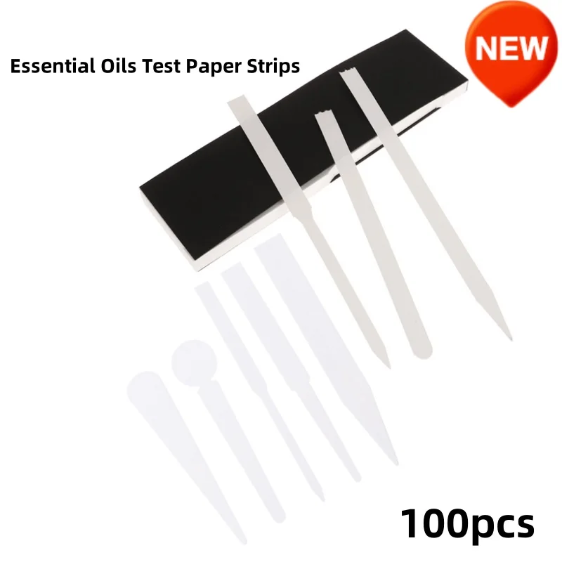 100pcs/pack White Perfume Essential Oils Test Paper Strips Aromatherapy Fragrance Testing Strip