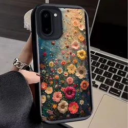 Flexible Silicone Shockproof Case with Colorful Floral Print Pattern - OnePlus 15R (HFTYJTHUA006)