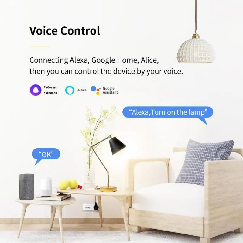 Wifi / Zigbee Ʈ ÷ BR 16A    Ʈ  App  ų    Alexa Google Ȩ
