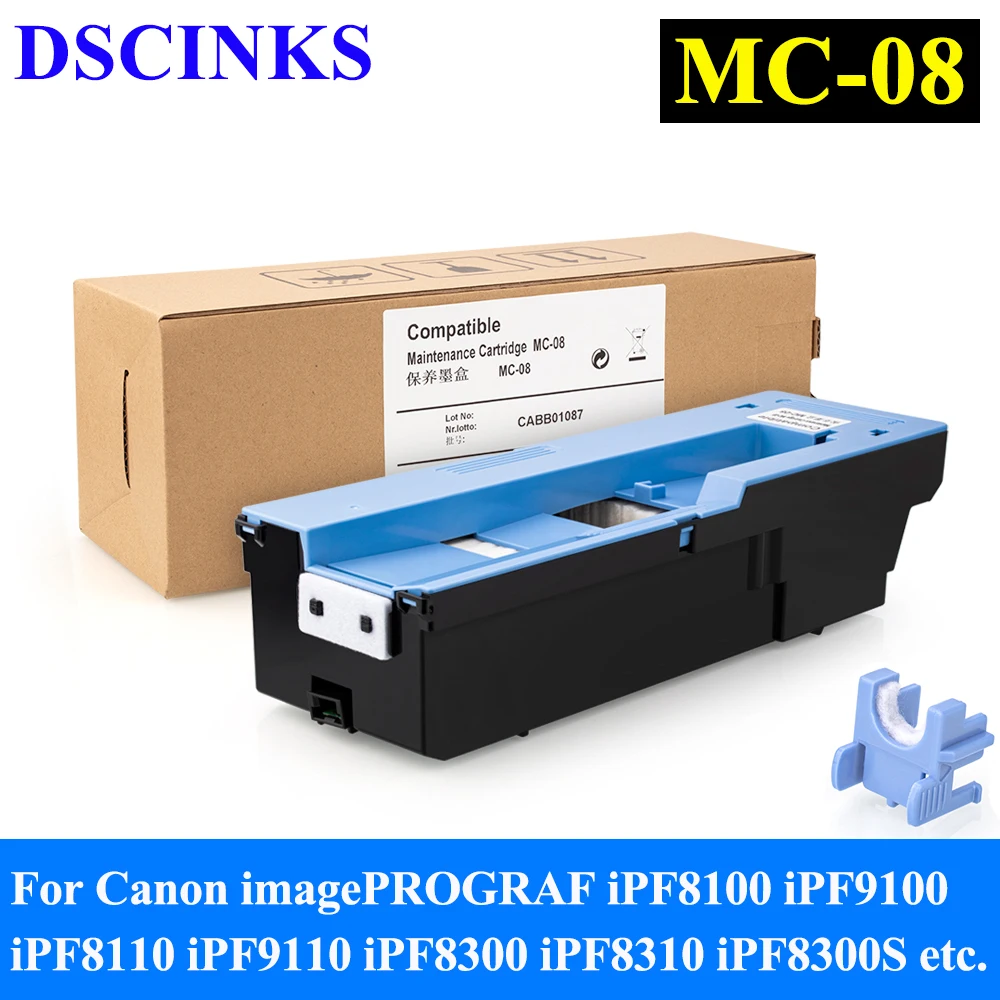 Tanque de Manutenção para Canon Mc08 Imageprograf Ipf8100 Ipf9100 Ipf8110 Ipf9110 Ipf8300 Ipf8310 Ipf8300s Ipf8310s Ipf9400 Ipf8400s