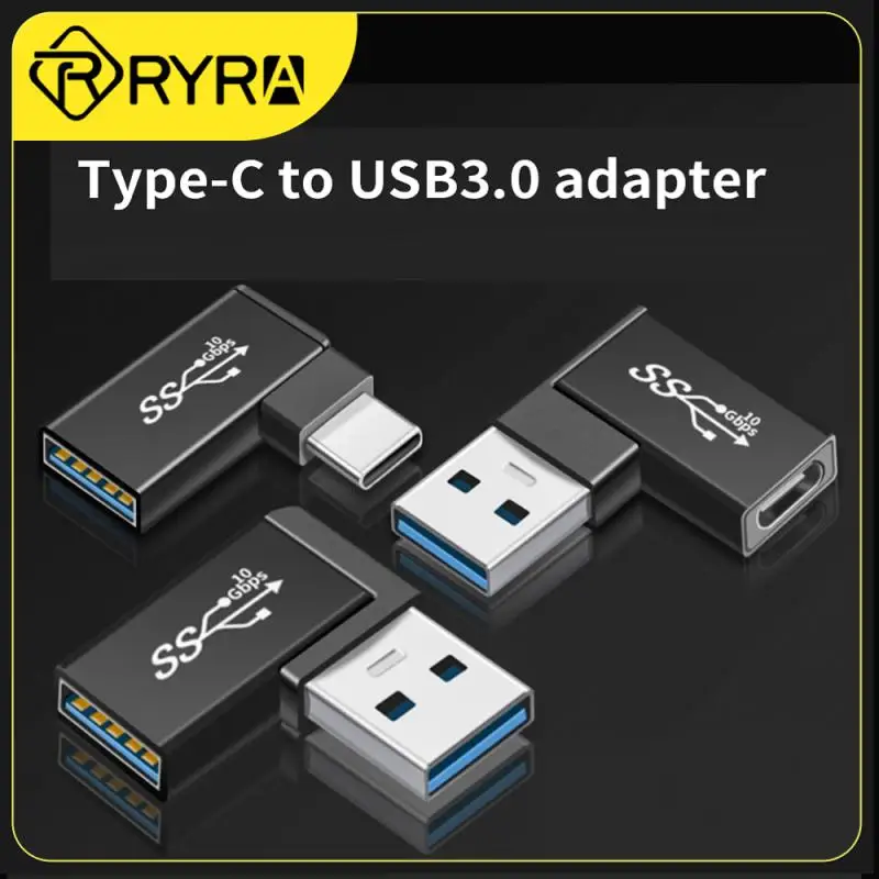 

RYRA USB Type C Male To USB 3.0 Female Adapter Connector OTG Cable Converter Portable Type-C Adapter High-speed Transmission