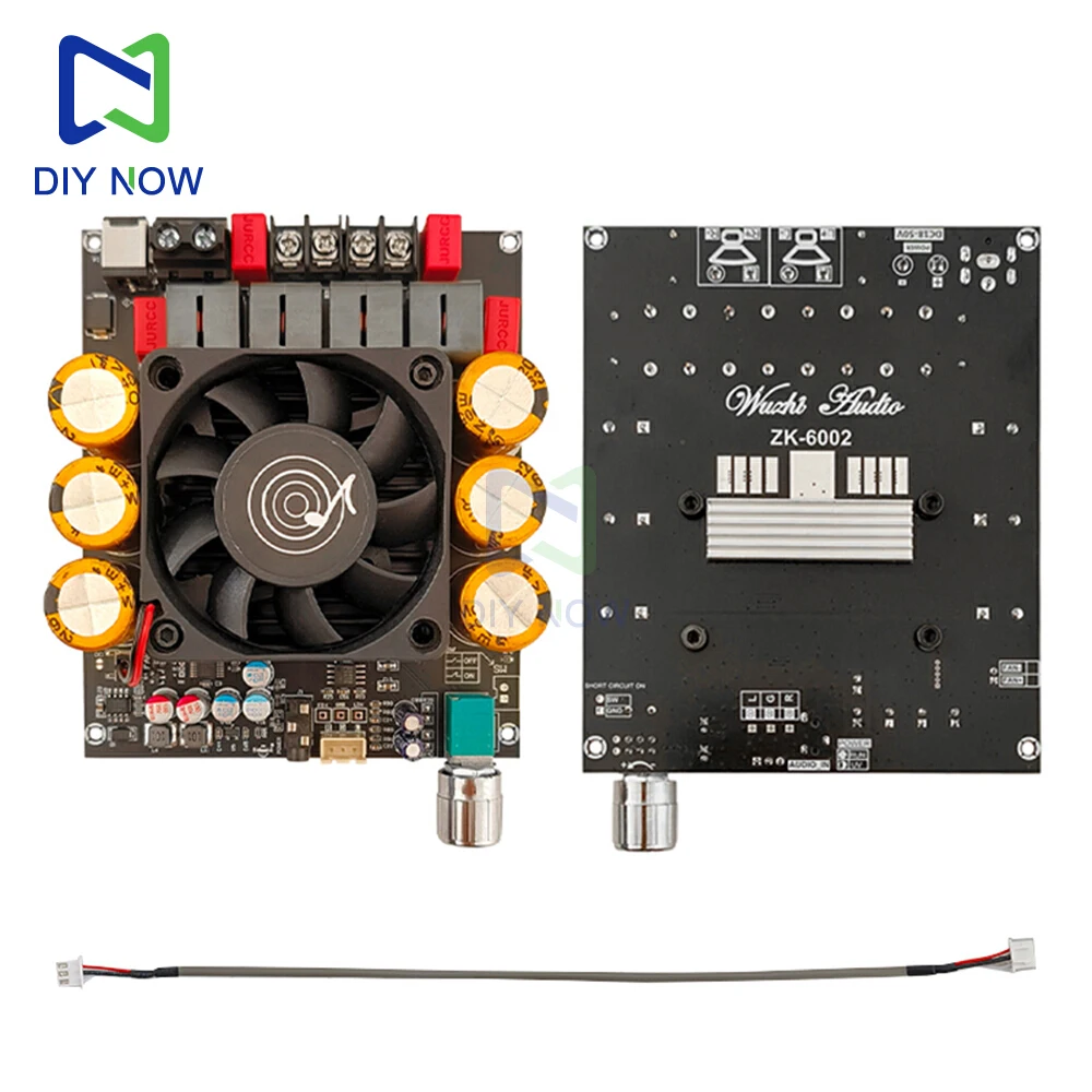 ZK-6002 Pure Post-Stage Power Amplifier Board 600W+600W 2.0 Stereo