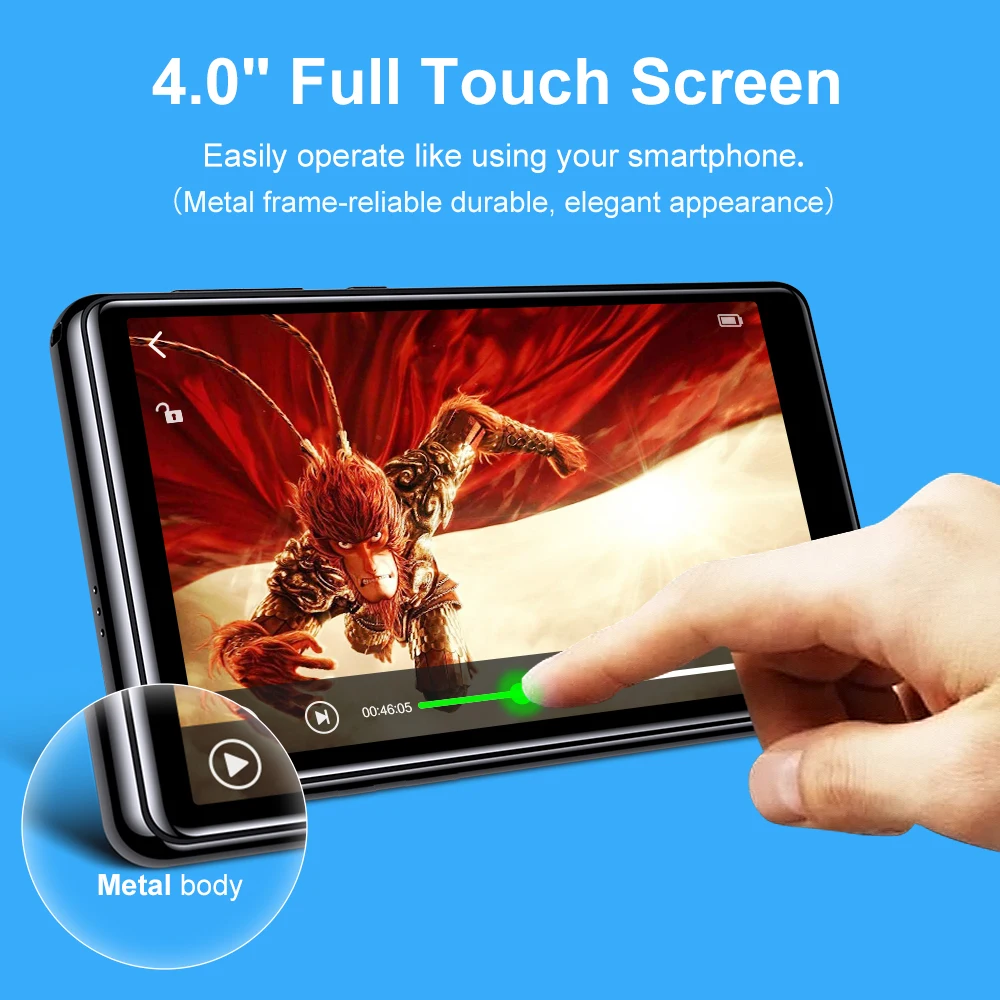 Wifi MP3-Player Bluetooth 5.0 MP4 MP5-Player 5,0 