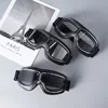19336-b09140.jpg Lunette de moto en cuir rétro pour casque Harley, lunettes de pilote vintage