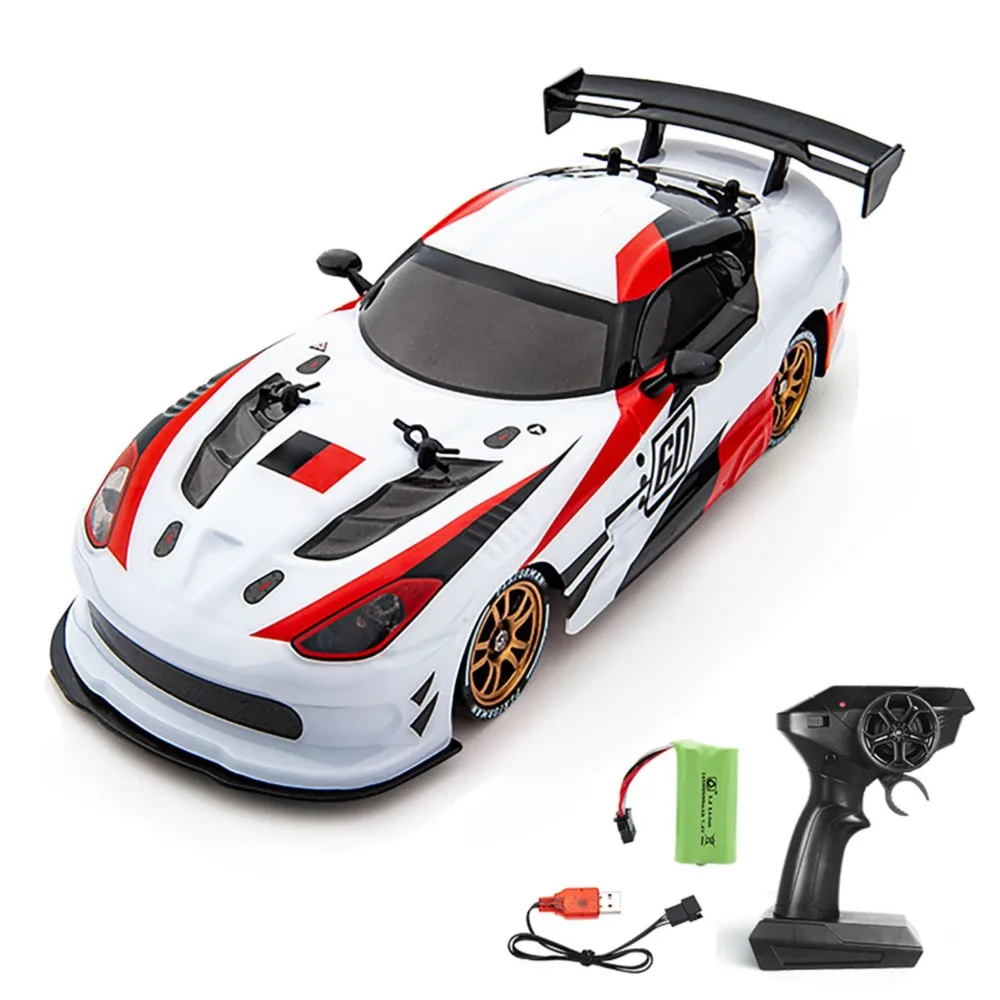 Voiture RC JJRC Q116 1/16 2.4G Dérive avec 2 jeux de pneus LED