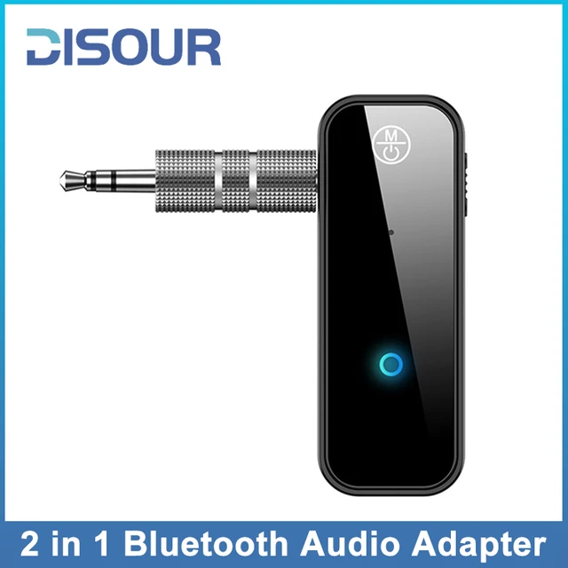 Adaptateur émetteur récepteur Bluetooth 5.0 sans fil 2 en 1, prise