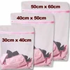 2025 New 3 Size Zippered Mesh Laundry Wash Bags Foldable  Lingerie Bra Socks Underwear Washing Machine Clothes Protection Net 1