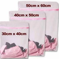 2025 New 3 Size Zippered Mesh Laundry Wash Bags Foldable  Lingerie Bra Socks Underwear Washing Machine Clothes Protection Net 1