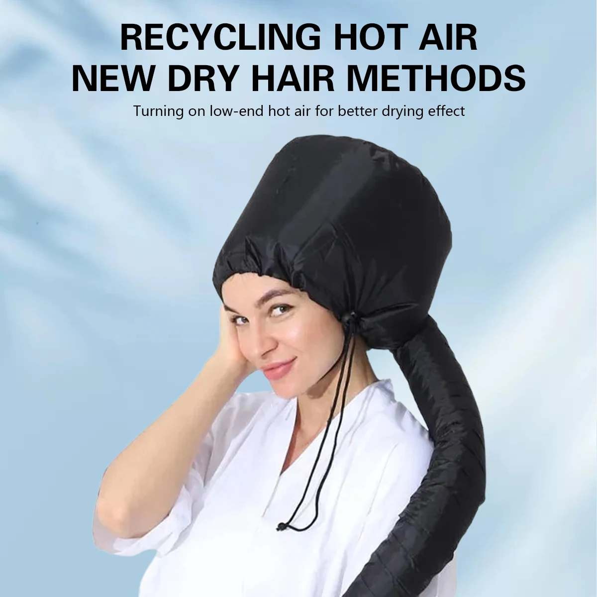 Portable Quick Dry Hair Bonnet Dryer Cap Gorro Secador Touca Difusora Steamer  Baked Oil Care Diffuser Drying Hairdressing Tools