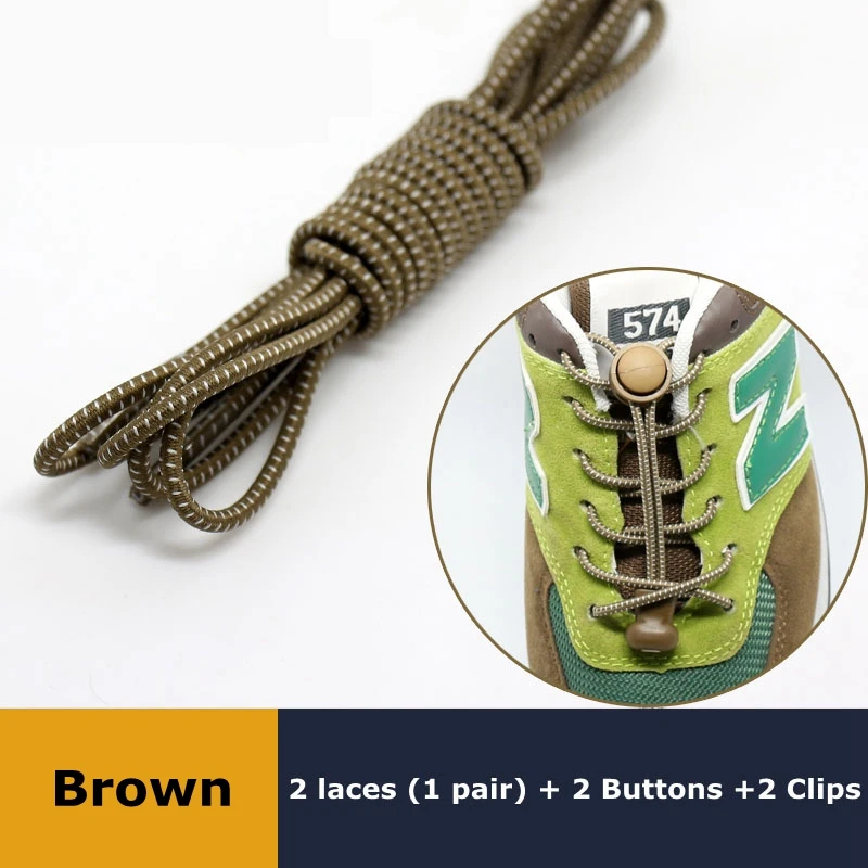 Fashionable Elastic No-Tie Shoelaces - 23 Vibrant Colors