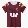 2425 New Jersey Clothing Men's T-shirt Oversixed NRL Rugby South Wales Training Uniform High-quality Short Sleeved Jersey Tees 4