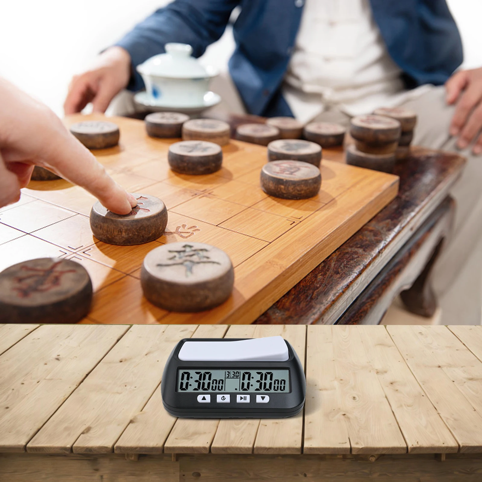Chess Clock Digital Chess Timer Timer Pressing Feel Bonus Modes Buttons Energy Saving Design Flexible