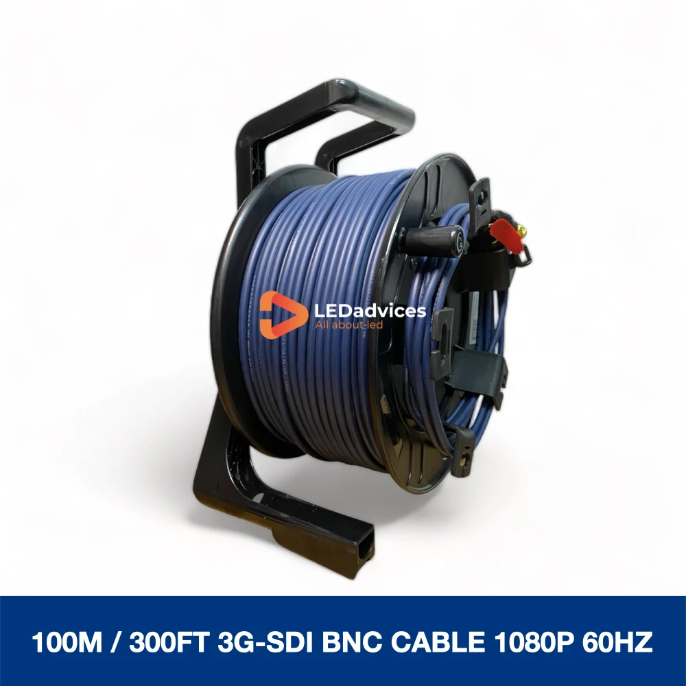 100M 3G-SDI Cable 300FT, 3G HD-SDI Cable, Heavy Duty BNC to BNC