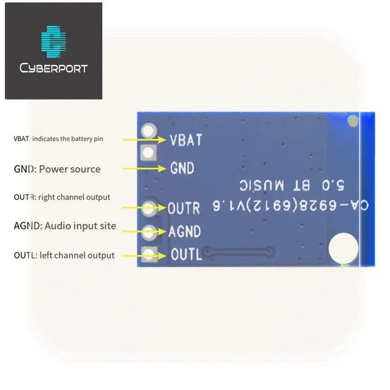 24-Hour Delivery 10 Pcs Bluetooth Module CA-6928 Bluetooth Audio Module 5V 5.0 BT Speaker Audio Amplifier Board