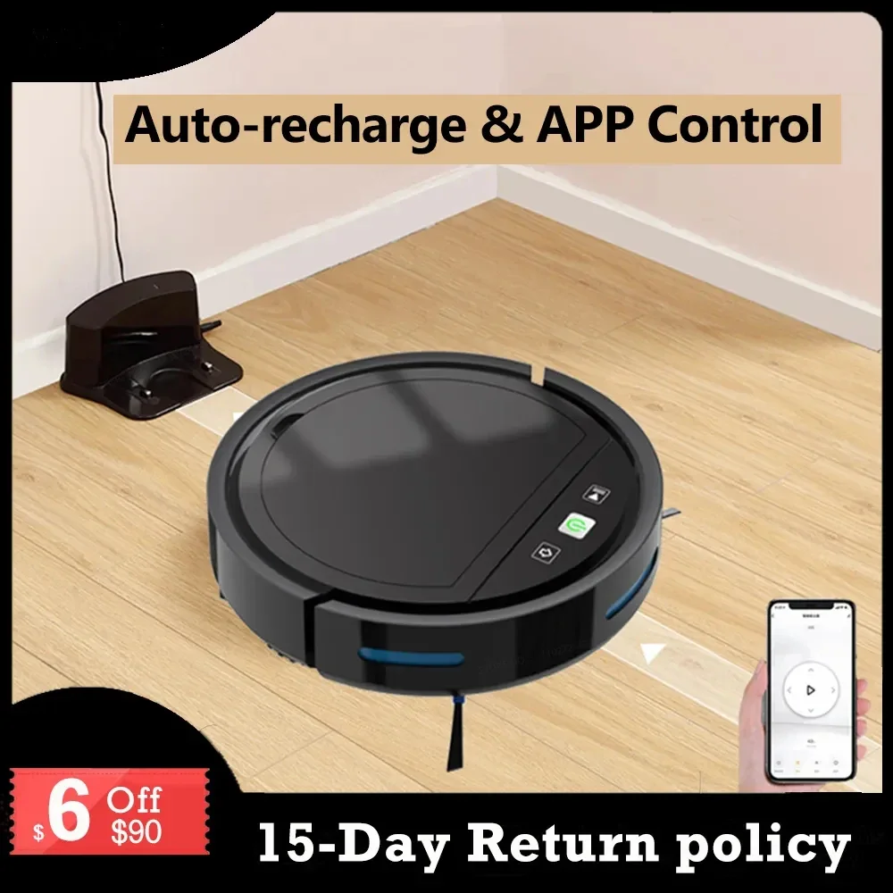 Robot vacuum cleaner Sweeper Robot Vacuum Cleaner Auto-Recharge APP Alexa Voice Control 2500Pa Path Planning Sweep Suction Mop Carpet Floor Pet Hair