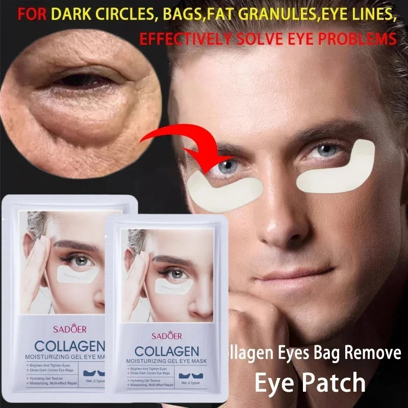 

Eyes Bag Remove Collagen Eye Patch Instant Fade Fine Lines Dark Circles Fat Particles Moisturizing Anti-Puffiness Korea Eye Care