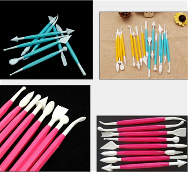 8pcs/set Plastic Clay Sculpting Set Polymer Modeling Clay Tools Poly form Sculpey  Tools Set For