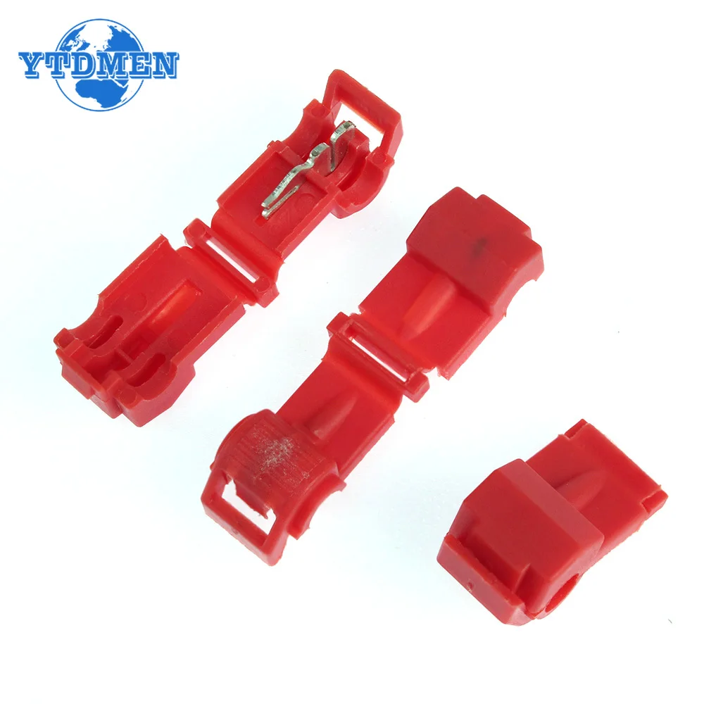 60PCS Wire Terminal T-Tap Connector Quick Electrical Cable Connector Snap Splice Lock Wire Terminals Waterproof wire connectors wiring connector
