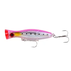 Enhanced Fishing Popper Lure for Saltwater and Freshwater Surface Casting (5)