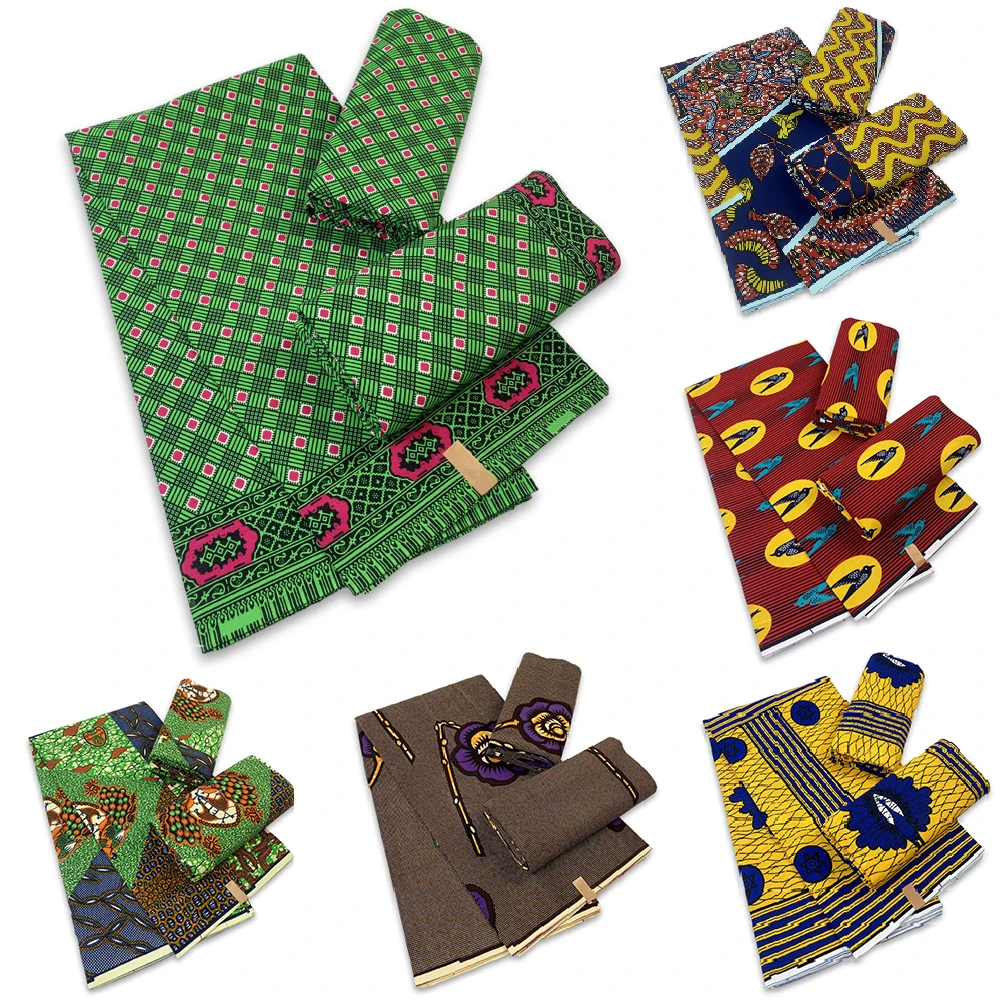 

Veritable Wax 100% Cotton African Wax Fabric Nigerian Ankara Block Prints Batik Fabric Dutch Hollandais Pagne For Sewing VL-171