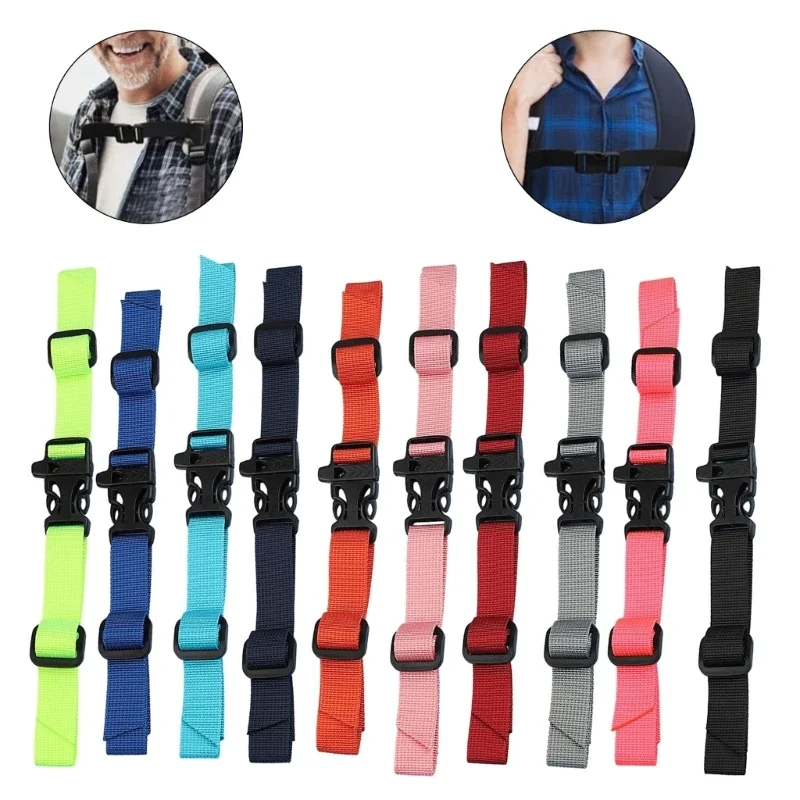 Adjustable Chest Strap Quick Release Backpack Strap Backpack Chest Fastener Outdoor Shoulder Fixed Belt, backpack chest strap