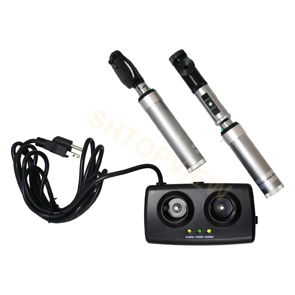 

YZ-24X China top Quality ophthalmoscope aluminum streak retinoscope set portable