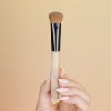 Qiaolianggong Professional Handmade Makeup Brush Kolinsky Hair Flat Round concealer Brush 1