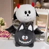 Halloween Pumpkin Bat Doll Holiday Plush Toys Lovely Soft Plant Stuffed Doll Holidays Props Birthday Gift Decor Throw Pillow 6