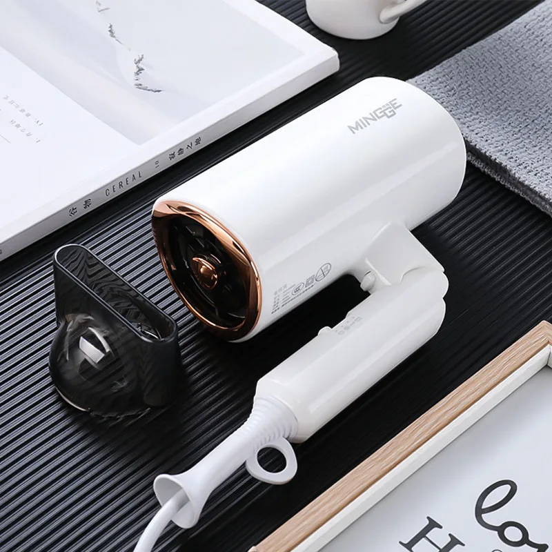 Popular Foldable Hair Dryer 1800W Blue Light Negative Ion Super Silent US/EU/UK/Plug 110V/220V Home Barber Recommended 6