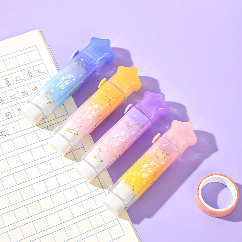 

Dream Constellation Push Pull Design Erasers Student Wipe Clean Pencil Eraser Kawaii Correction Tool Stationery School Supplies