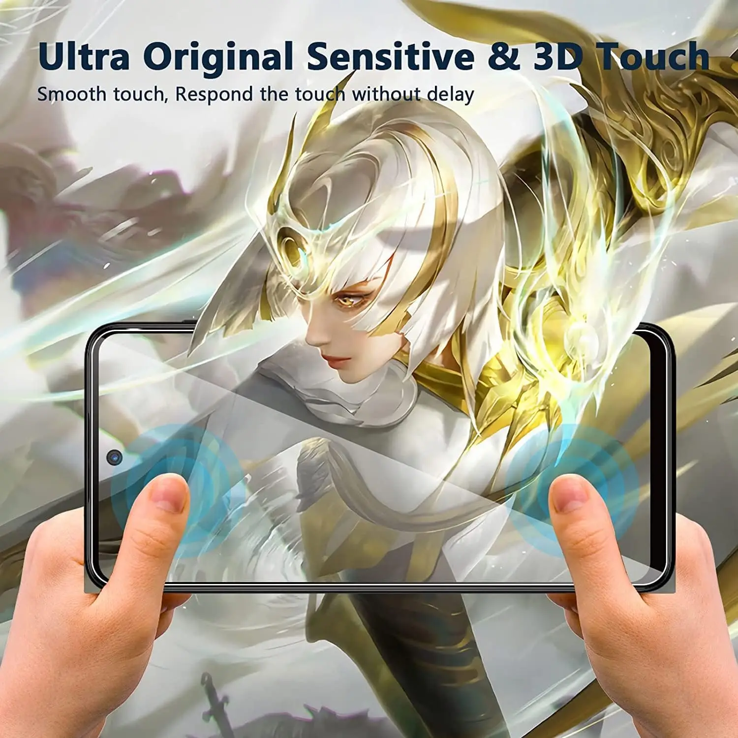 BlackView Shark 8 Ultra Clear Tempered Glass Screen Protector - High-Aluminum HD Crystal, Transparent, Anti-Scratch 9H Hardness