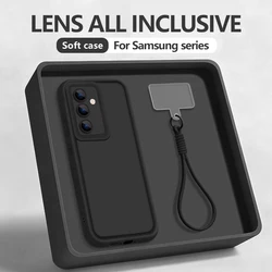 Wrist Strap Lanyard Phone Case with Enhanced Grip and Stylish Design - Galaxy A56 5G (BY92 Black)