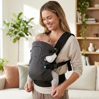 Multi Baby Hip Seat Carrier, 4-in-1 Breathable Mesh Infant Sling with Ergonomic Adjustable Waist Support for Newborn to Toddler