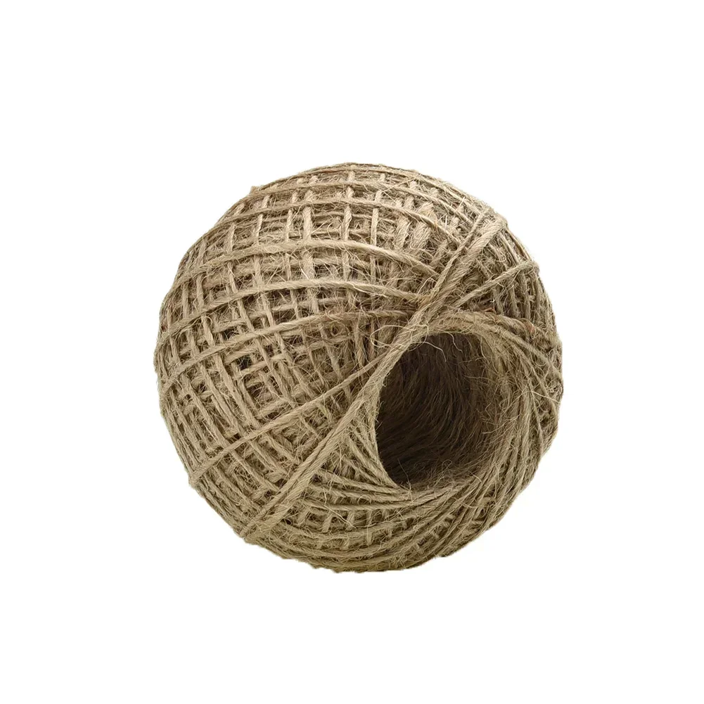 Jute Rope 100m Long Jute Rope Natural Linen Twine Rustic String Cord Rope DIY String For Gardening Crafts Bundling Packaging Linen