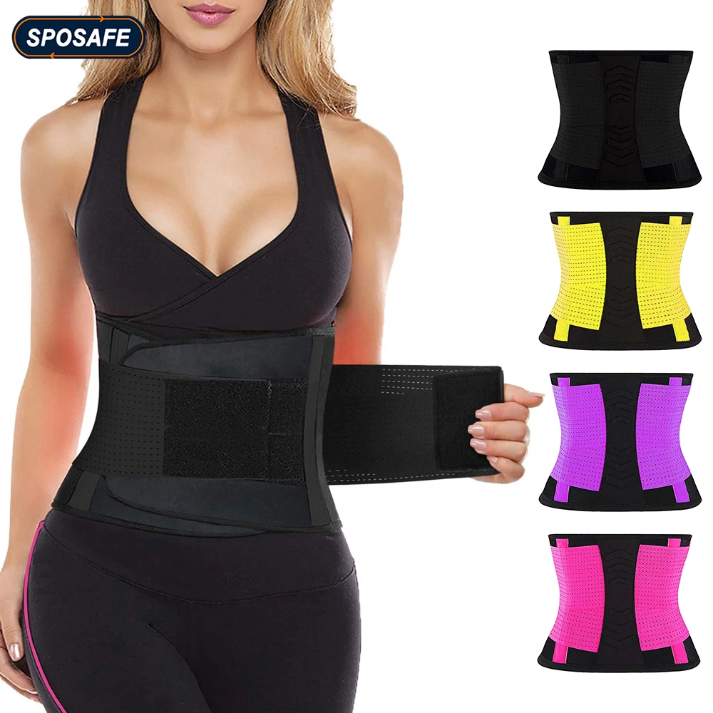 Breathable Waist Trainer Slimming Belt Adjustable Waist Back
