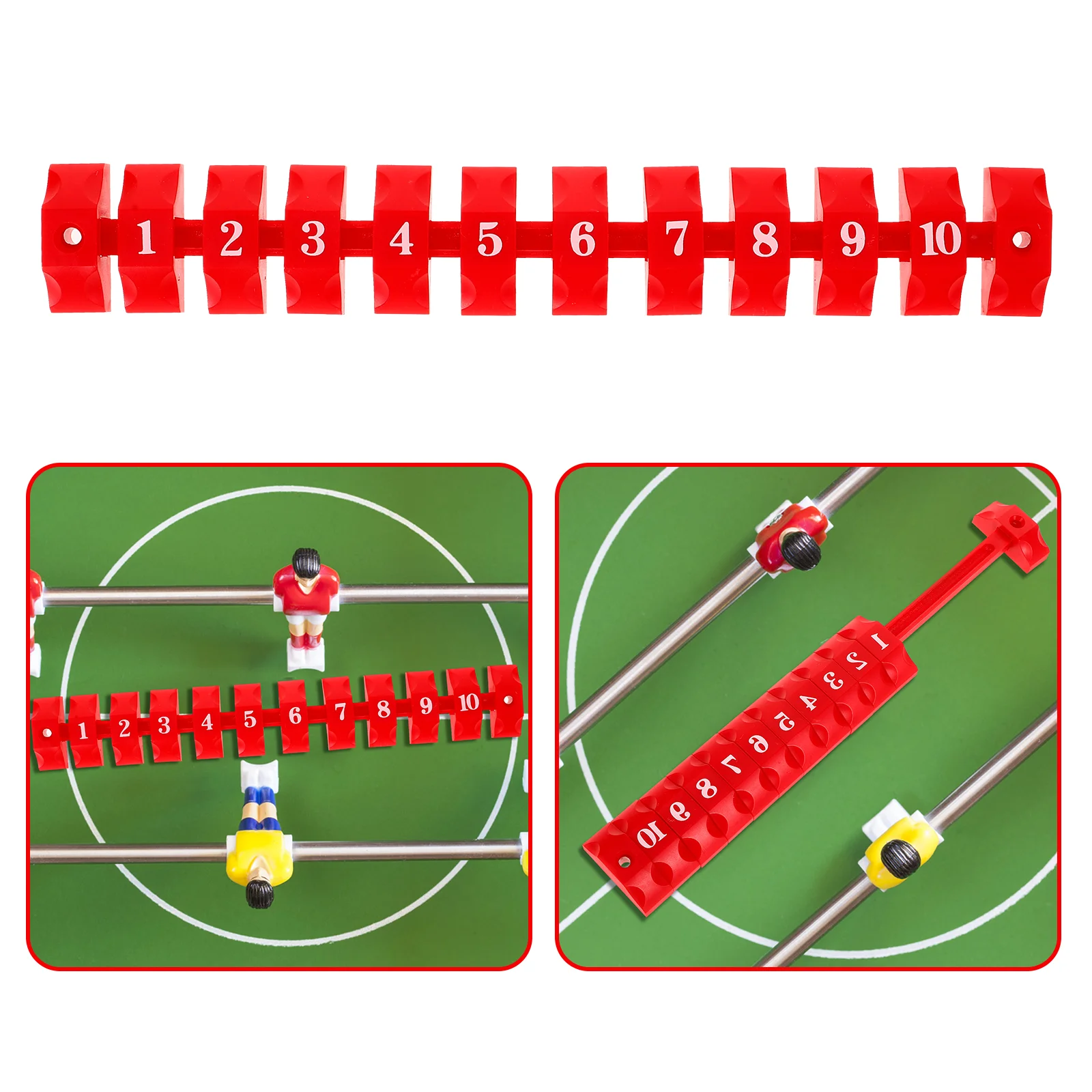 

Foosball Scorer Table Football Counter Plastic Indicator Machine Board Game Soccer Keepers Accessory Scoring for