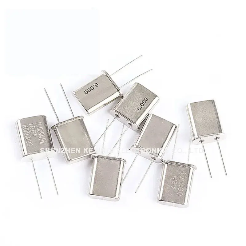 5PCS Crystal Oscillator 2.4576M Dip 2pin 2.4576MHz HC-49U Quartz Crystal Passive Oscillator