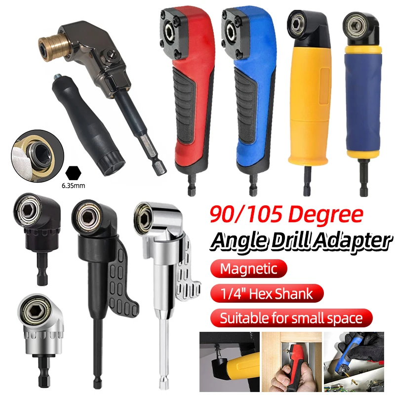 Adjustable Magnetic Ratchet Screwdriver with Bending Drill Adapter