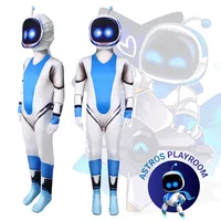 Astro Bot Robot Cosplay Costume Halloween Jumpsuit Performance  Astro Bot Bodysuit Cosplay  for kida adults Halloween   props 1