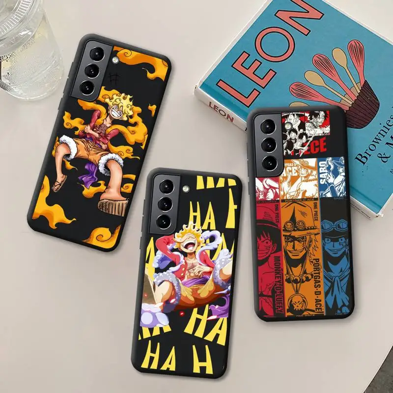 

One Piece Luffy gear 5 nika JOYBOY Phone Case for Samsung Galaxy S22 S21 Ultra S20 FE S9 Plus S10 5G lite 2020 Silicone Cover