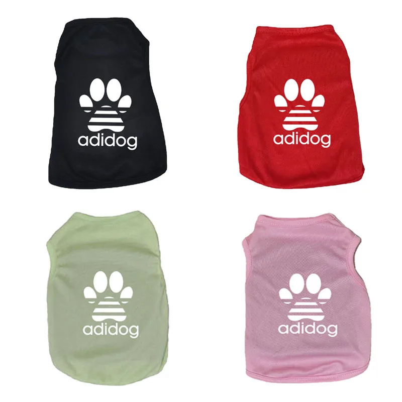 

Fashion Summer Dog Clothes Cotton Breathable Puppy Cats Vest Small Medium Large Dogs Chihuahua Sport Shirts Pets T-shirt Costume