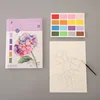 Kids Watercolor Coloring Book Portable Gouache Graffiti Painting Books Doodle Drawing Paper Educational Toys for Children Gifts 5