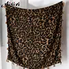 2023 Fashion Women Leopard Print Scarf 180*100cm Foulard Femme Leopard Stole Thin Warm Shawl Winter Cashmere Scarf Good Texture