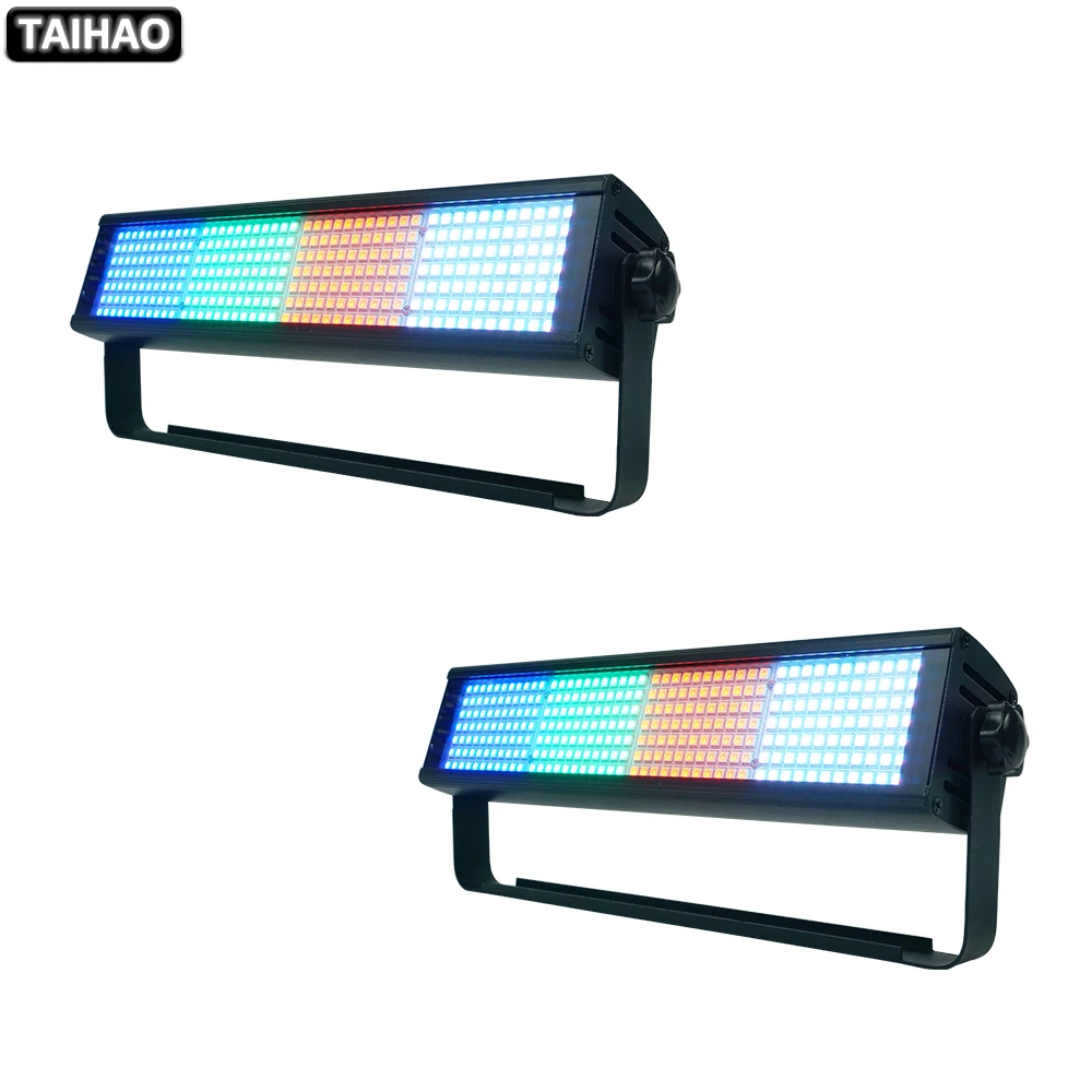 

2 pcs LED Thunder Symphony 4-segment strobe 308 full-color stage performance bar voice-activated atmosphere light